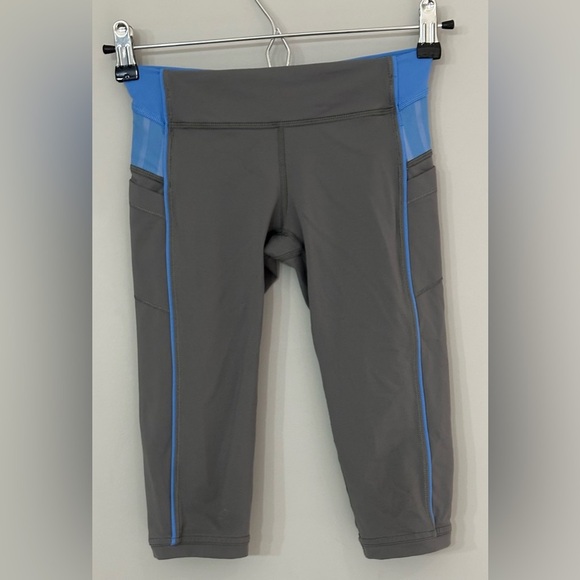 Ivivva: Girls Cropped Leggings - Size 8 - Picture 1 of 11